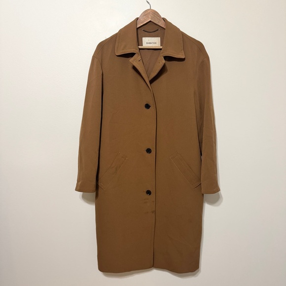 Aritzia Babaton The Stedman Coat Tan Brown Small - Picture 2 of 10